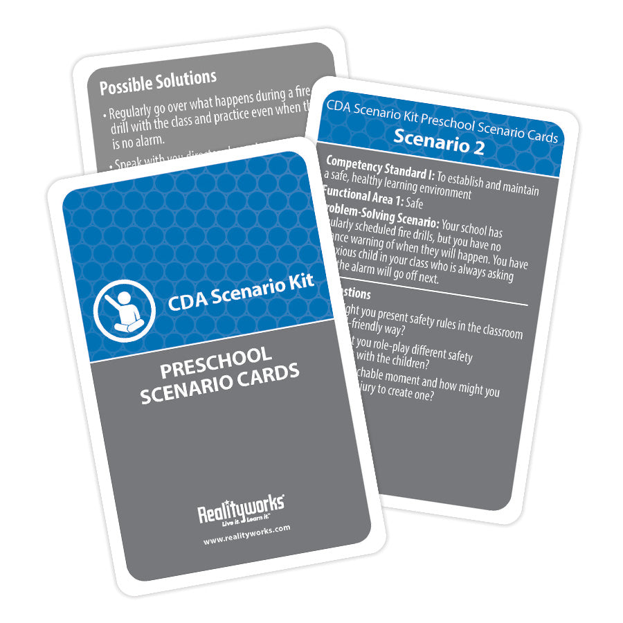 CDA Scenario Preschool Scenario Cards
