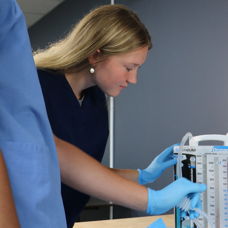 Chest Tube Management Simulator