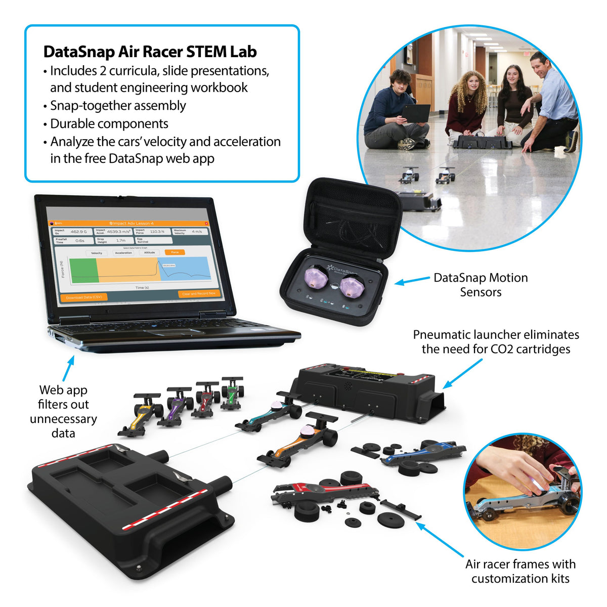DataSnap™ Air Racer STEM Lab