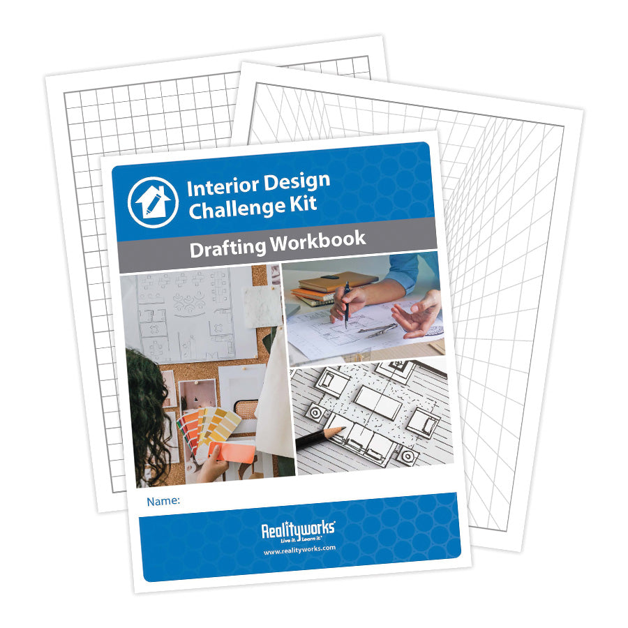 Interior Design Challenge Drafting Workbooks (pack of 20)