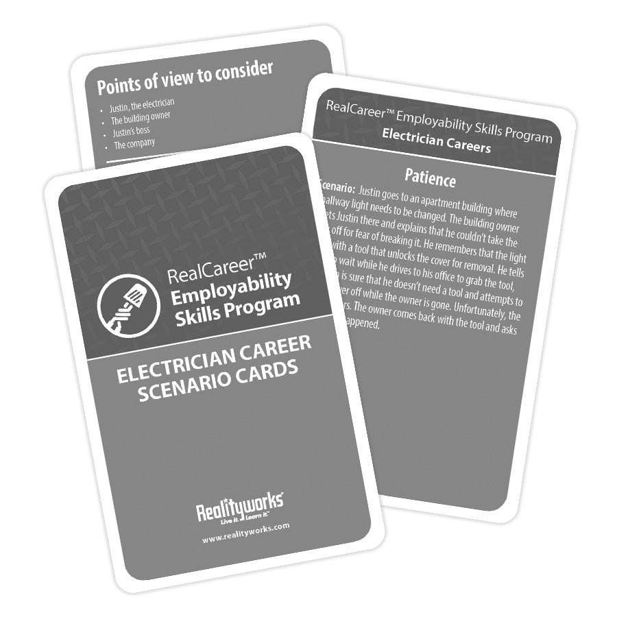 Electrician Career Scenario Cards