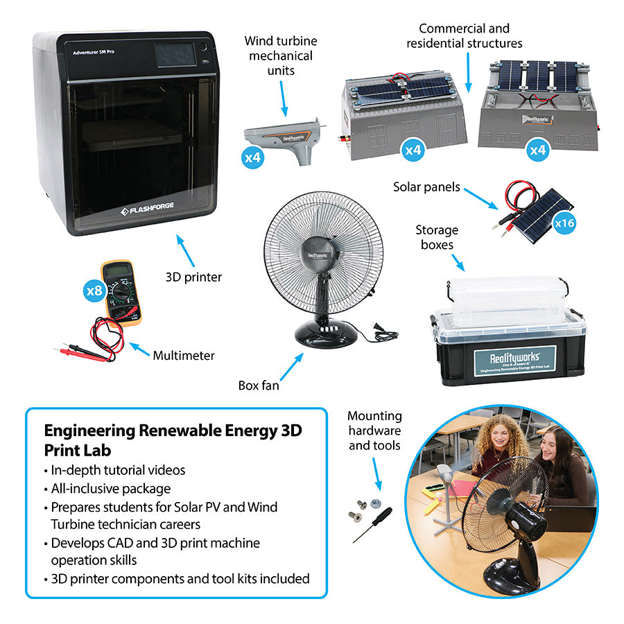 Engineering Renewable Energy 3D Print Lab