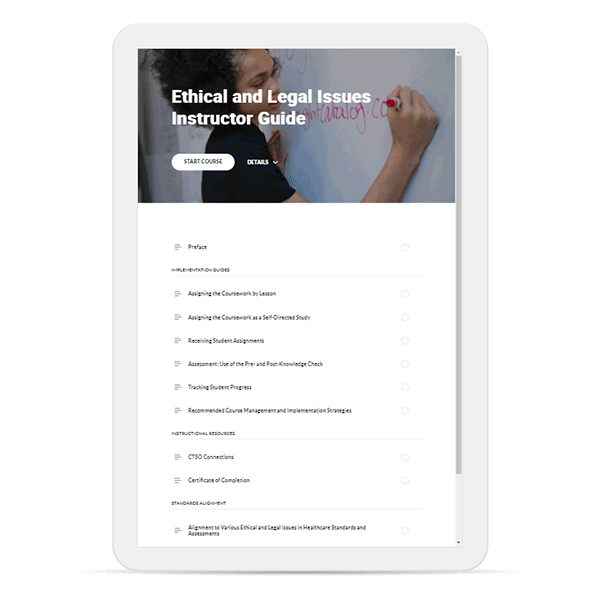 Ethical and Legal Issues in Healthcare Program