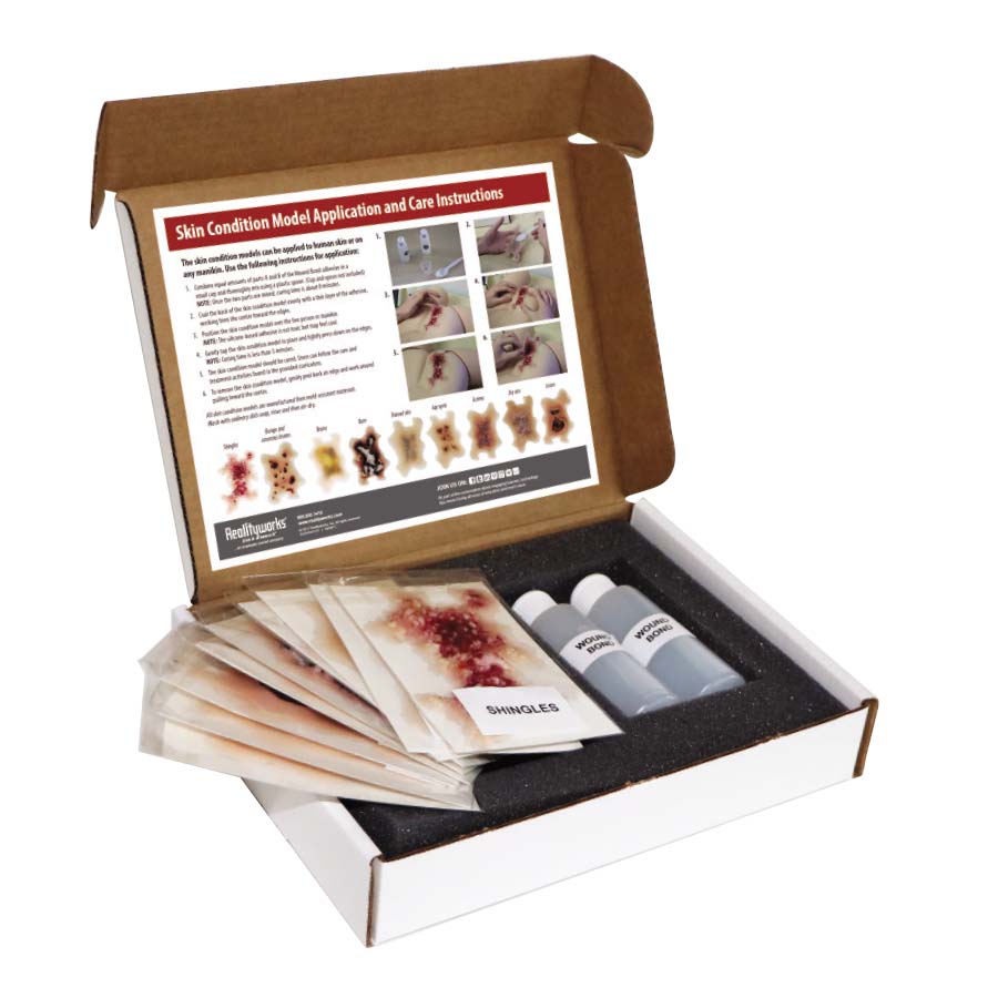 Geriatric Skin Conditions Simulation Set (9 skin conditions)