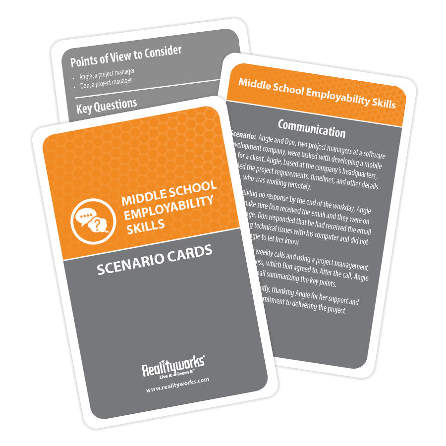 Middle School Employability Skills Scenario Cards