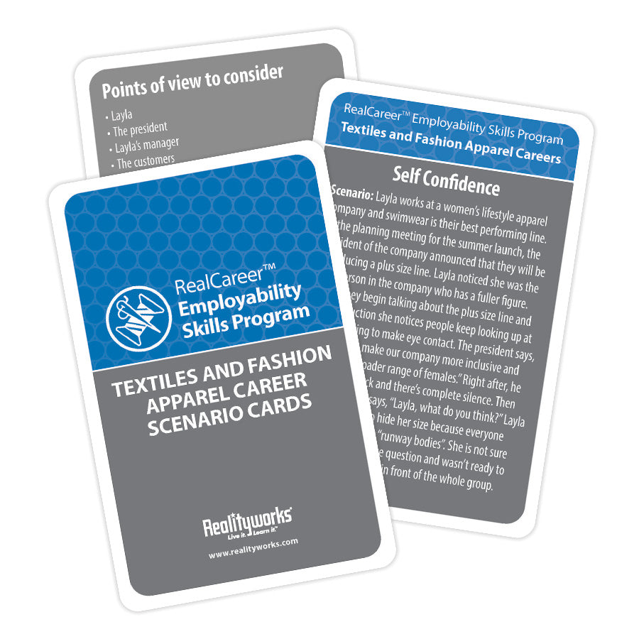 Textiles and Fashion Apparel Career Scenario Cards