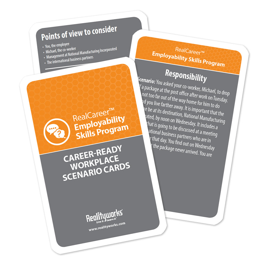 Employability Skills Program Workplace Scenario Cards