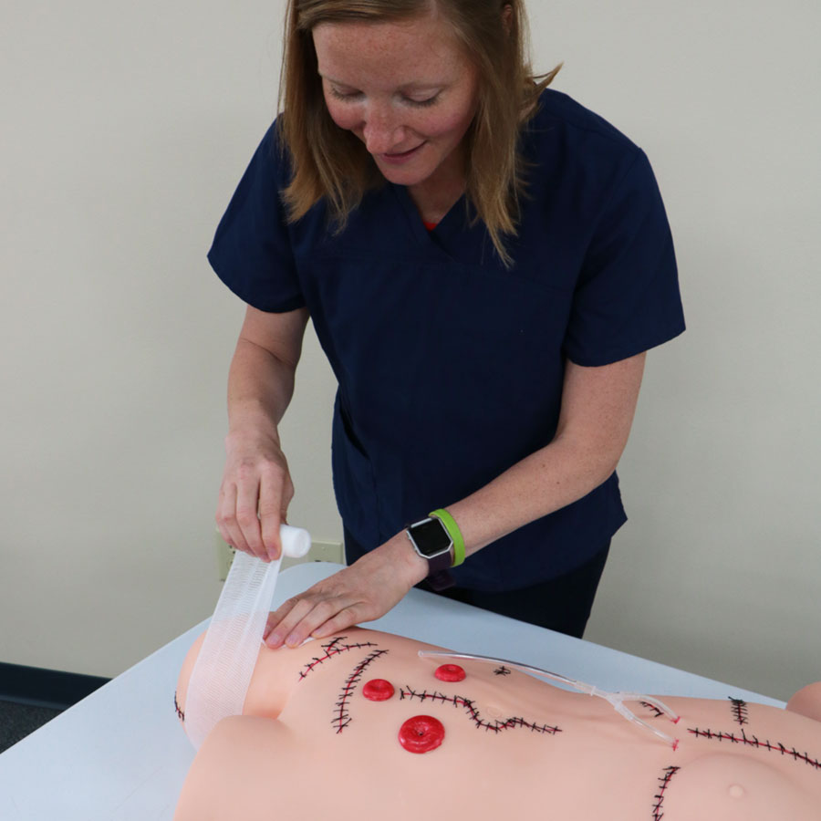 Bandaging and Wound Care Simulator