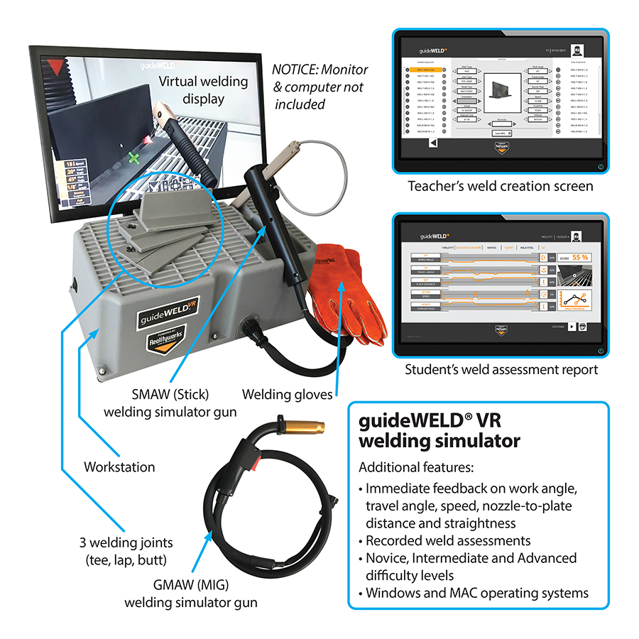 guideWELD® VR welding simulator